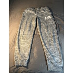 NBA Brand Sweatpants Sweats Pants Joggers Tapered Gray Size large (14-16)
